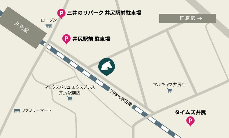 ザ・プライベートジム井尻店　周辺地図