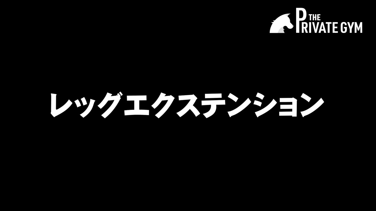 レッグエクステンション